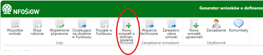 NaszEauto wniosek dofinansowania
